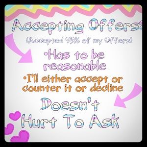 SEND ME A OFFER❤️